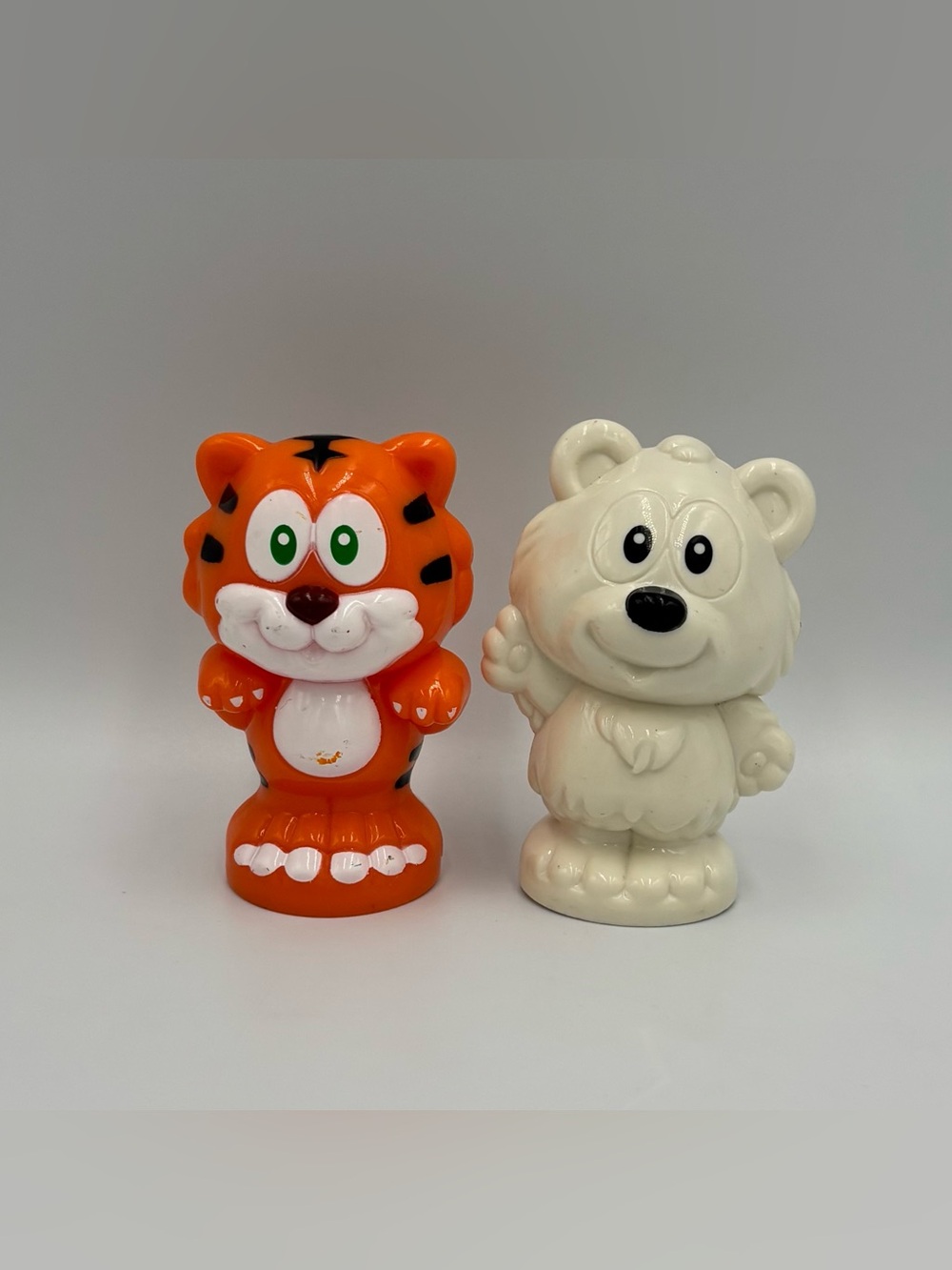 RARE Vintage Y2K Vtech Smartville Alphabet Train Tiger + Polat Bear Toy Lot Zoo